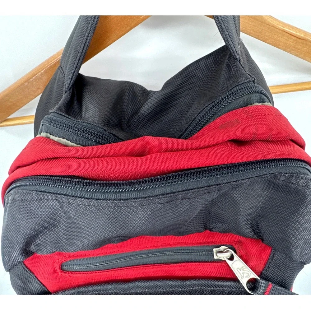 JanSport Airlift Backpack Maroon Black Hiking Outdoor School Laptop Bag